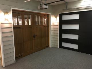 Modesto showroom garage door display