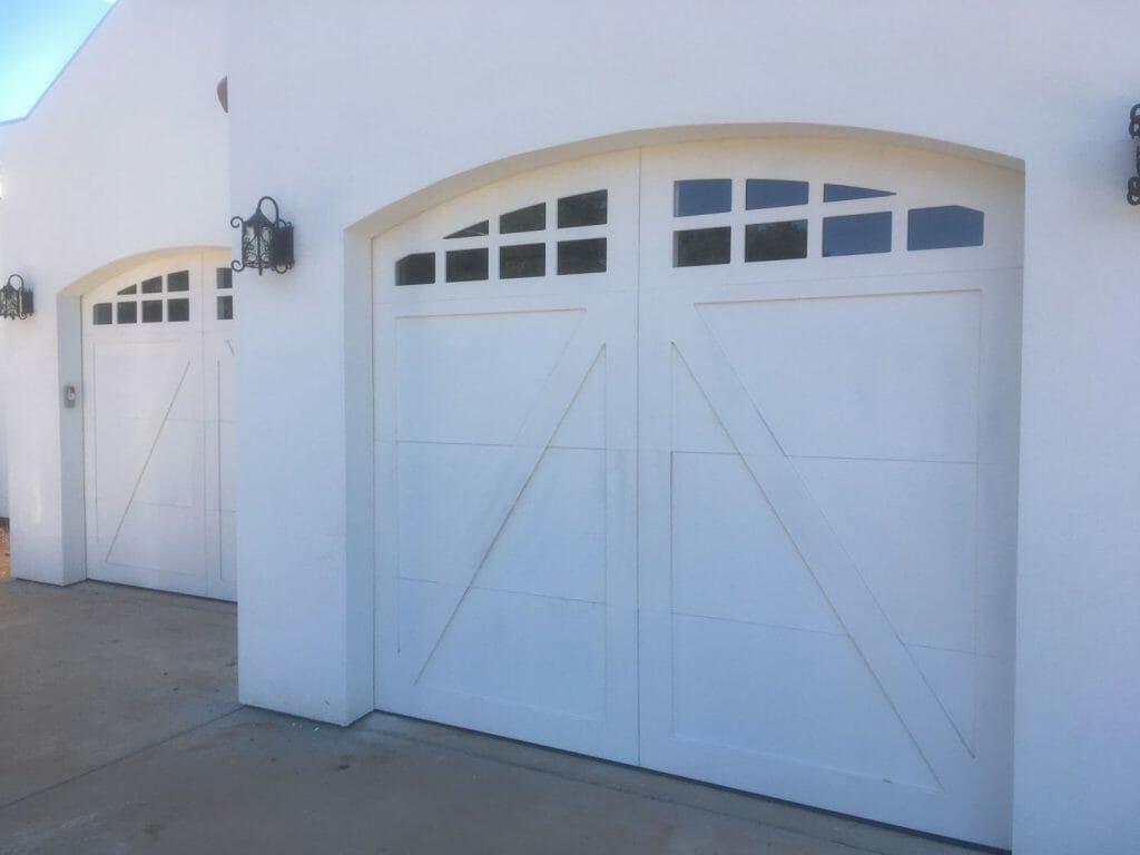 Custom Arch Carriage House Door
