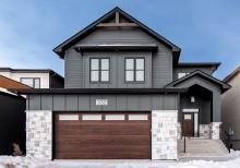 CHI Flush Panel Schulz Homes Skyline Flush Dark Oak Snow