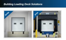 Blue Giant dock shelters for covered truck loading openings